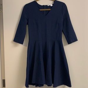 DVF mini blue dress